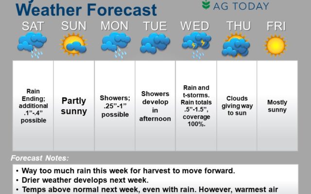 Harvest Forecast: Wet Weather To Dampen Michigan